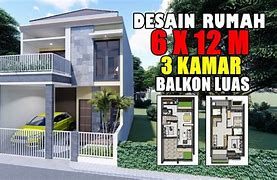 Desain Rumah Minimalis 3 Lantai 6X12